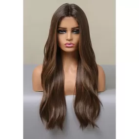 13*2" Lace Front Wigs Synthetic Long Wave 26" Heat Safe 150% Density