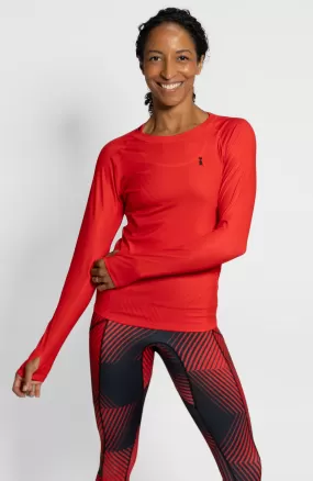 Agate Women's Merino Wool Long Sleeve Run Top