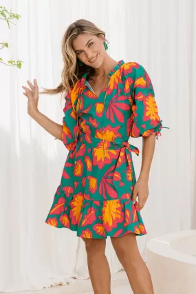 Berlin Mini Dress in Caledonia Junebug