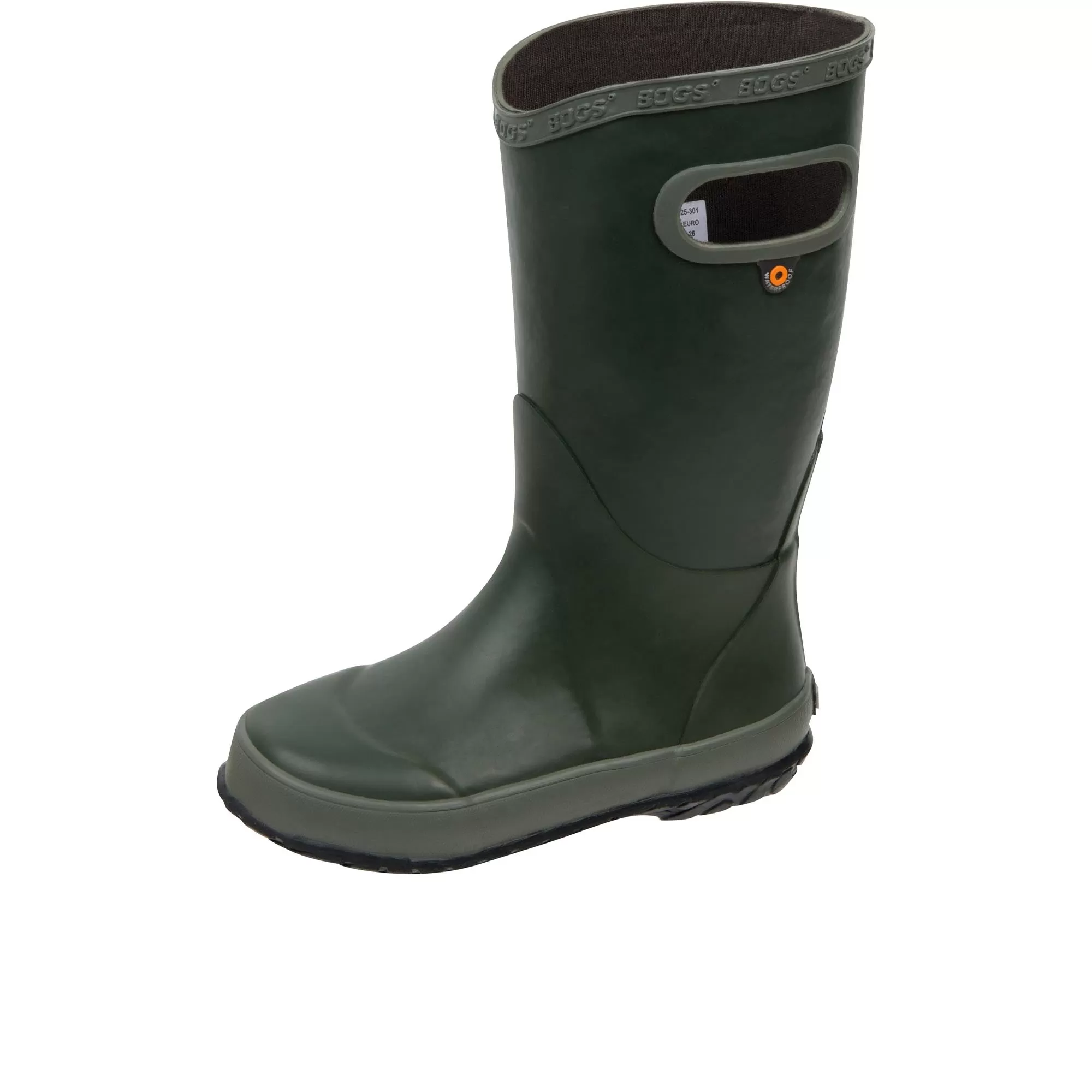 Bogs Childrens Rainboot Solid Dark Green