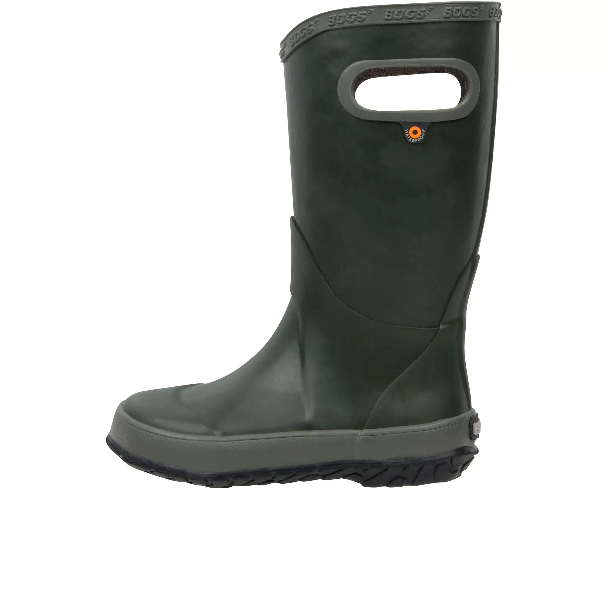 Bogs Childrens Rainboot Solid Dark Green