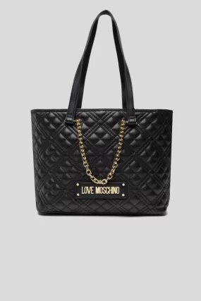 Borsa Quilted Pu - Nero