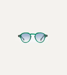 Bottle Green Acetate Blake Sunglasses