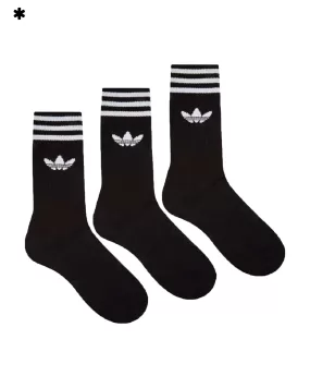 Calzini Adidas 3 Paia Nero