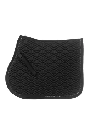 CAVALLO JULIET DRESSAGE SADDLE PAD- BLACK