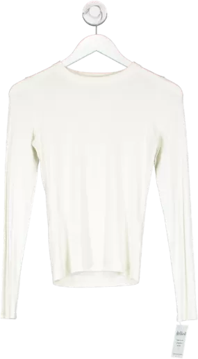 Joah Brown Cream Crewneck Long Sleeve UK S/M