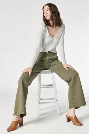 Miracle Wide Leg Luxe Twill Pant