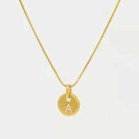 Pavé Initial Necklace