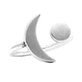 Sun and Moon Adjustable Ring