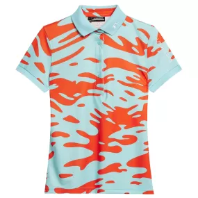 Womens Tour Tech TX Jersey Print Polo Neptune Atomizer - SS24